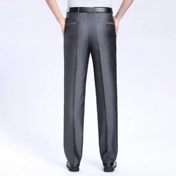 2021 Men Business Silk Suit Pant Plus Size 29-56 S