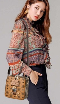 ЖЕНСКАЯ СУМКА MESSAGE, СУМКА НА ПЛЕЧЕ, СУМКА LITTLE BEAR TEDDY BAG КАРАМЕЛЬ