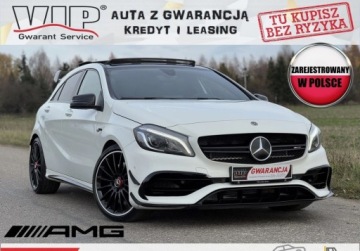 Mercedes Klasa A W176 Hatchback 5d Facelifting AMG 45 AMG 381KM 2016 Mercedes-Benz Klasa A a45 a 45 AMG 381kM PISEMNA GWARANCJA w cenie Trans