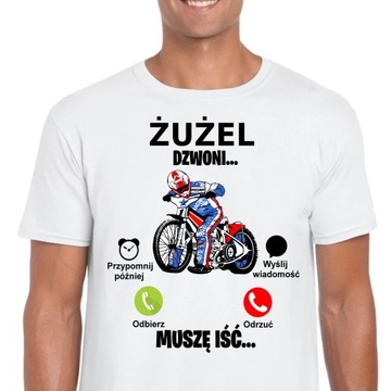 KOSZULKA ŻUŻEL DZWONI DLA KIBICA SPEEDWAY XXL 3294