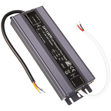 ZASILACZ TAŚM LED I67 WODOODPORNY 24V 5A 120W