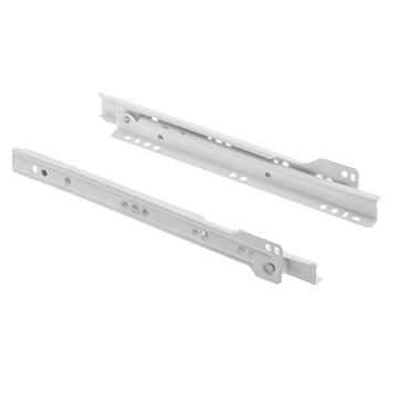 Prowadnica meblowa rolkowa do szuflad GTV PR-0B-550-10 L-550mm biała