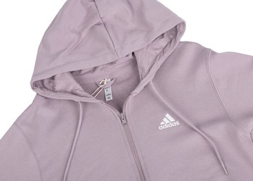 adidas bluza damska z kapturem rozpinana sportowa hoodie Essentials roz.L