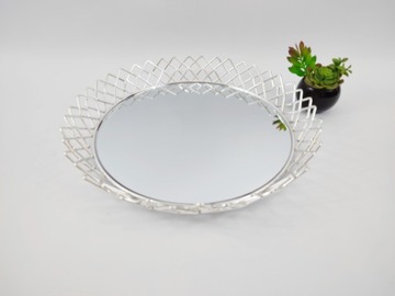 Taca Lustrzana Ażur Silver X554