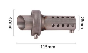 Выхлопная система DB Killer, 47 мм, вставка в глушитель, жесткий глушитель