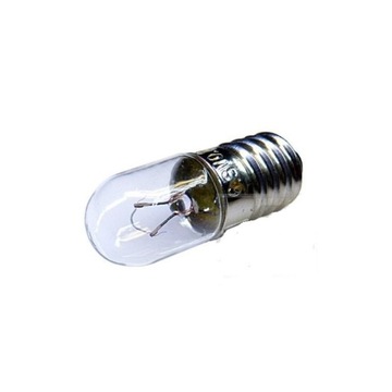 Żarówka E10 6,3V 300mA 2W długa bańka / 6329 rs / LAMP-E10/6/300