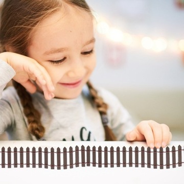 МИНИ ЗАБОР ДЛЯ КУКОЛЬНЫХ ДОМИКОВ 2 ШТ.