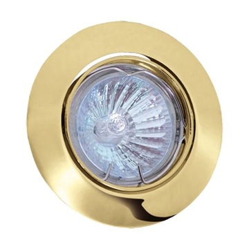 Oczko halogenowe okrągłe ruchome HL752 Gold