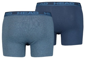 HEAD BOKSERKI MĘSKIE BASIC BOXER 2P BLUE r L