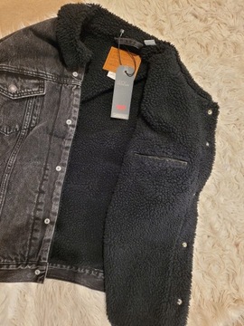 kurtka jeansowa Levi's Sherpa 3 type Trucker L katana