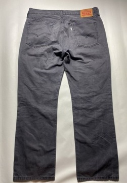 Levi's 514 STRAUSS LEVIS oryginalne szare Spodnie W 36 L 32