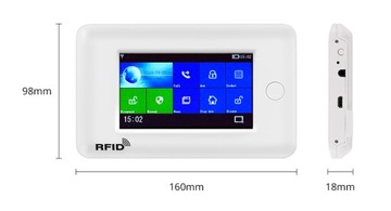 БЕСПРОВОДНАЯ СИГНАЛИЗАЦИЯ ЖК-дисплей GSM ПРИЛОЖЕНИЕ СИРЕНА WIFI ПОЛЬСКИЙ