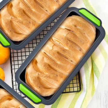 DUŻA SILIKONOWA FORMA DO PIECZENIA CHLEBA PASZTETU CIAST KEKSÓWKA NON-STICK