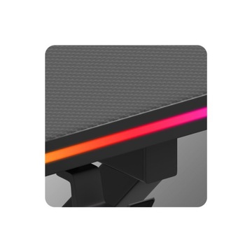 Игровой стол Hero 1.7 RGB с черной светодиодной подсветкой, 120 см