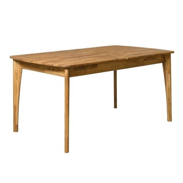 STÓŁ Z NATURALNEGO DĘBU MONTY, 120(170)x80xh75 cm
