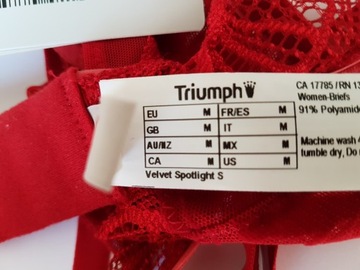 TRIUMPH VELVET SPOTLIGHT S pas do pończoch M