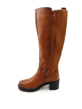 ЖЕНСКИЕ КОРИЧНЕВЫЕ БОТИНКИ ИЗ ЭКО-КОЖИ НА ТУФЛЕ НА ПЛАТФОРМЕ 37