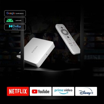 ANDROID SMART TV BOX 4K 2/32 ГБ AndroidTV 12 МУЛЬТИМЕДИЙНЫЙ ПЛЕЕР