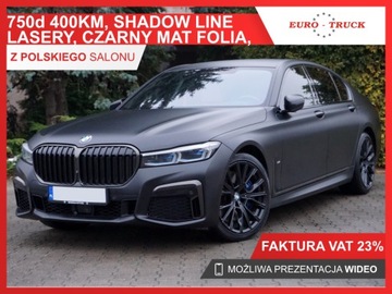 BMW Seria 7 G11-G12 Sedan 750d 400KM 2019 BMW Seria 7 Folia xDrive 750d TouchCommand klimatyzacja 4stref. FV23