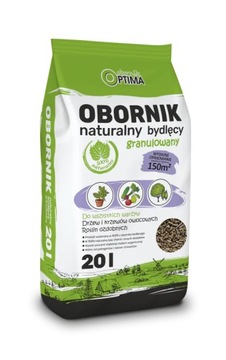 NAWÓZ BYDLĘCY OBORNIK GRANULOWANY NATURALNY 20L