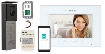 Zestaw wideodomofon WiFi M11W-X + S12D VIDOS X