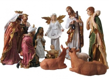 FIGURY DO SZOPKI BOŻONARODZENIOWEJ 60 CM KPL. 11 SZTUK