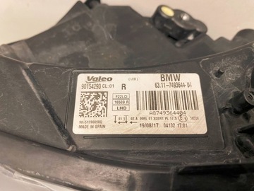 BMW 2 F22 F23 FULL LED ADAPTIVNÍ 7493644 PRAVÁ SVĚTLO