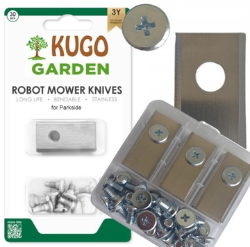 NOŻYKI OSTRZA NOŻE DO ROBOTA KOSZĄCEGO 30 szt PARKSIDE LIDL WZMOCNIONE 1MM