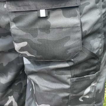 SPODNIE Robocze Wzmacniane Wygodne FORECO Camo r. 52