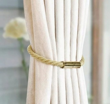 КРЕПЛЕНИЕ ШТОРЫ ТОЛСТАЯ МАГНИТНАЯ ПРЯЖКА ЗОЛОТОГО ЦВЕТА УКРАШЕНИЕ ОРНАМЕНТ