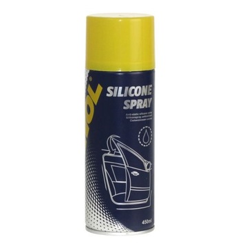 MANNOL SILICONE SPRAY 450ML SPREJ DO USZCZELEK