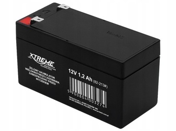 Akumulator bezobsługowy XTREME AGM 12V 1,2Ah UPS