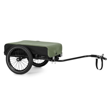 PRZYCZEPKA ROWEROWA TRANSPORTOWA BAGAŻOWA WÓZEK DO ROWERU RĘCZNY 40KG 50L