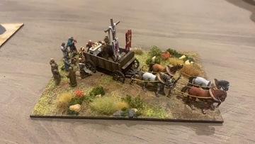 15mm Mass Cart and horses Reconquer Designs 15 mm