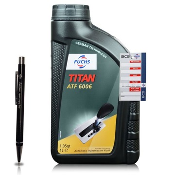 1 LITR OLEJ FUCHS TITAN ATF 6006 1L DO SKRZYŃ AUTOMATYCZNYCH DYSTRYBUTOR