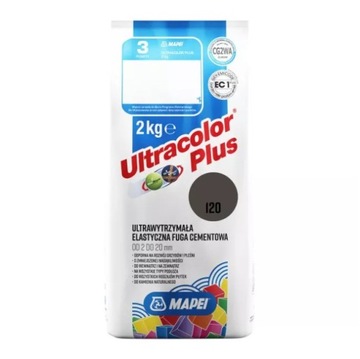 Czarna 120 2kg Fuga elastyczna Mapei Ultracolor Pl