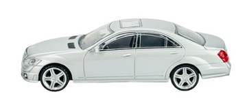 RASTAR MERCEDES-BENZ S63 AMG СЕРЕБРЯНЫЙ 1:43 МЕТАЛЛ НОВАЯ МОДЕЛЬ