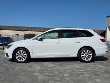 Seat Leon III ST Facelifting 1.6 TDI 115KM 2019 Seat Leon 1.6TDI 116PS Automat Ledy Kamera Sliczny Gwarancja 1.6 Diesel, zdjęcie 3