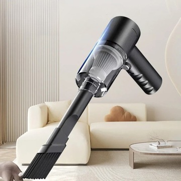 Odkurzacz Ręczny Samochodowy Bezprzewodowy DO AUTA DOMU BIURA 2w1 Dmuchawa