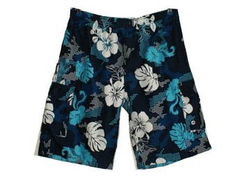 HAWAJSKIE spodenki męskie kwiaty miejskie L XL