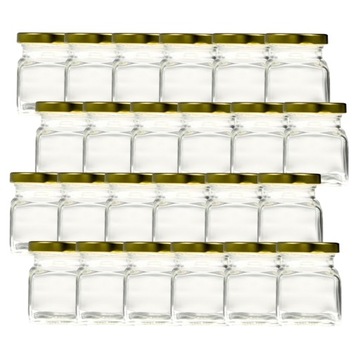 Słoiczki szklane na przyprawy 120ml 24szt.