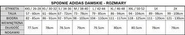 Spodnie Legginsy Damskie Adidas GL4040 W 3S 78 S