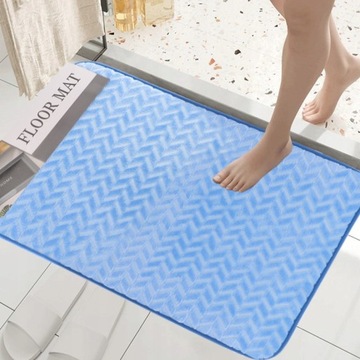 Мягкий, впитывающий коврик для ванной, противоскользящий коврик для ванной 60x40 см