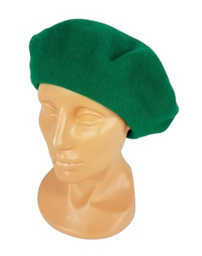 383 BERET FEZKO ZIELONY TRAWA rozm. 11