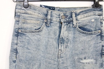 ac1 H&M Męskie Spodnie Jeans Skinny Dziury S