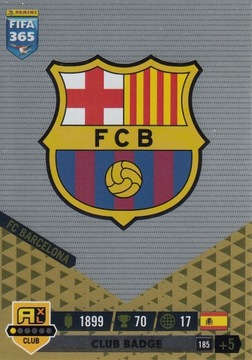 FIFA 365 2023 CLUB BADGE LOGO FC Barcelona 185 karta kolekcjonerska