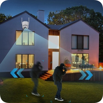 Уличная IP-камера IP WIFI 4MPx 2560x1440 ZOOM x5 Обнаружение LUXTORN