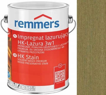 REMMERS HK-LASUR LAZURA ELEWACJI 20L ZIELEŃ SOLNA