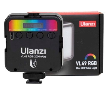 ULANZI RGB СВЕТОДИОДНАЯ ЛАМПА МИНИ МАЛЕНЬКАЯ НЕПРЕРЫВНОГО СВЕТА