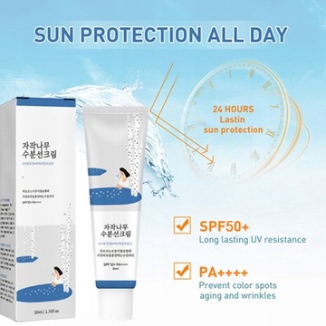 Солнцезащитный крем Round LAB Sunscreen PF50 PA Береза